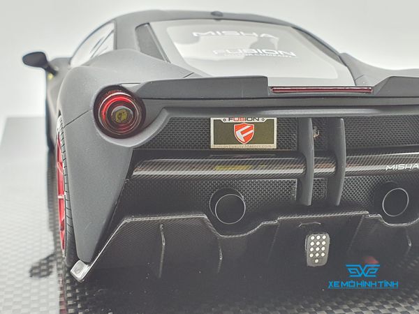 Xe Mô Hình Ferrari 488 GTB Misha Designs 1:18 Misha Designs ( Đen )