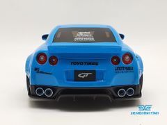 XE MÔ HÌNH NISSAN GT-R35 LB 1:18 GTSPIRIT (XANH)