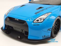 XE MÔ HÌNH NISSAN GT-R35 LB 1:18 GTSPIRIT (XANH)