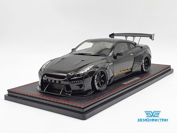 XE MÔ HÌNH NISSAN PANDEM R35 GT-R 1:18 IGINITION MODEL (ĐEN)