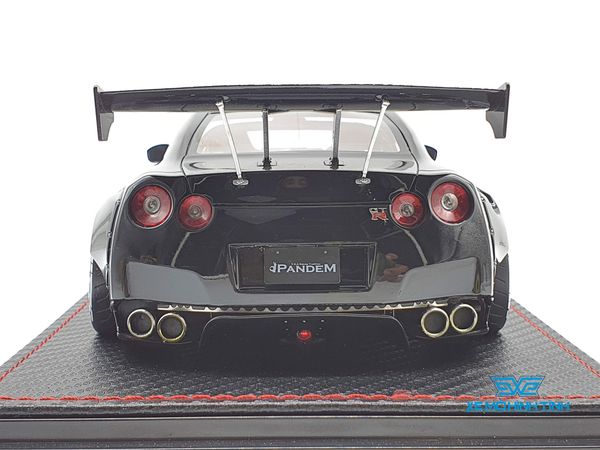 XE MÔ HÌNH NISSAN PANDEM R35 GT-R 1:18 IGINITION MODEL (ĐEN)