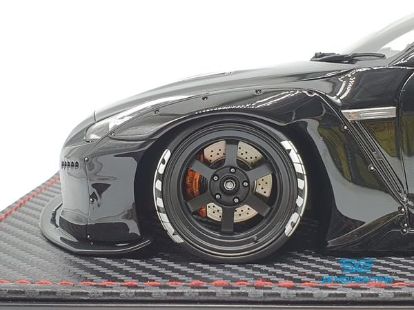 XE MÔ HÌNH NISSAN PANDEM R35 GT-R 1:18 IGINITION MODEL (ĐEN)