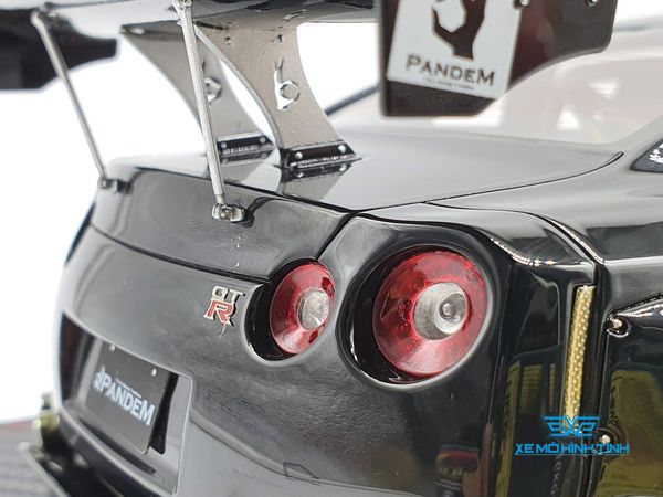 XE MÔ HÌNH NISSAN PANDEM R35 GT-R 1:18 IGINITION MODEL (ĐEN)