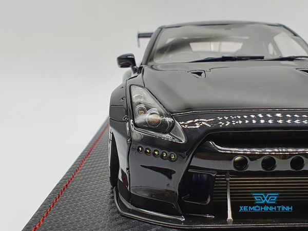 XE MÔ HÌNH NISSAN PANDEM R35 GT-R 1:18 IGINITION MODEL (ĐEN)