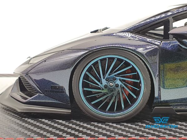 XE MÔ HÌNH LAMBORGHINI HURACAN LIBERTY WALK 1:18 GSMODEL (ĐEN)