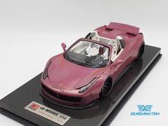 Xe Mô Hình Ferrari 458 LB 1/18 Liberty Walks Màu Hồng