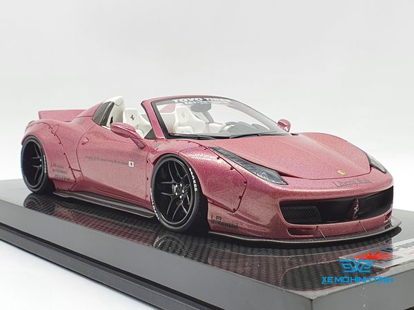 Xe Mô Hình Ferrari 458 LB 1/18 Liberty Walks Màu Hồng