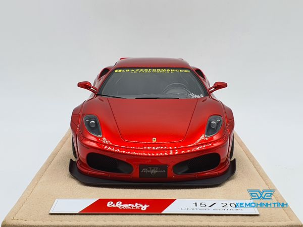 Xe Mô Hình Ferrari F430 Liberty Walks 1:18 LB ( Đỏ Đô )