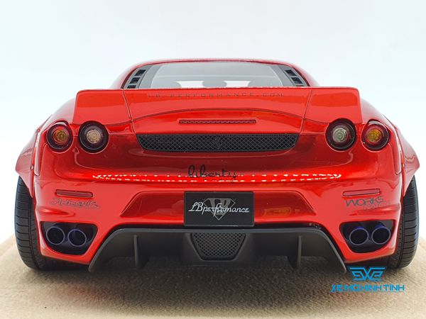 Xe Mô Hình Ferrari F430 Liberty Walks 1:18 LB ( Đỏ Đô )