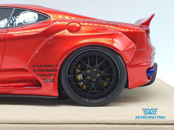 Xe Mô Hình Ferrari F430 Liberty Walks 1:18 LB ( Đỏ Đô )