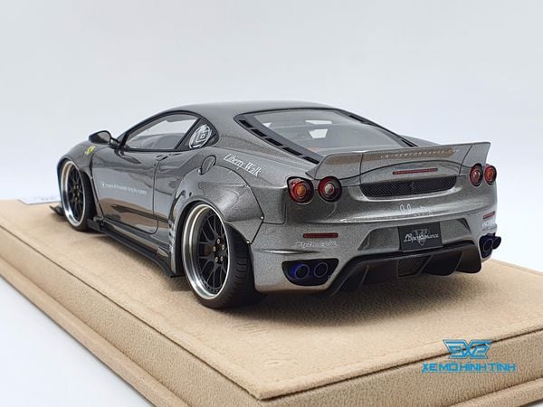 Xe Mô Hình Ferrari F430 Liberty Walks 1:18 LB ( Xám )