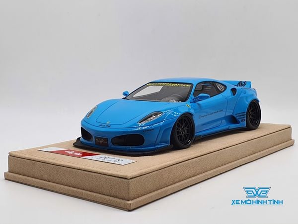 Xe Mô Hình Ferrari F430 Liberty Walks 1:18 LB ( Xanh Dương )