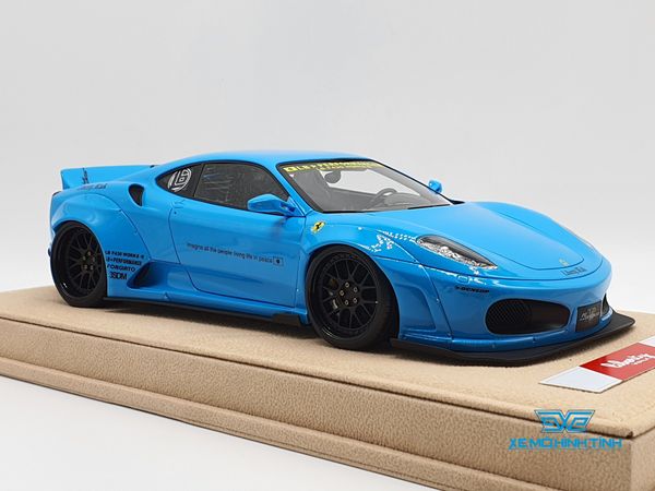 Xe Mô Hình Ferrari F430 Liberty Walks 1:18 LB ( Xanh Dương )