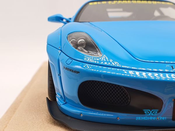 Xe Mô Hình Ferrari F430 Liberty Walks 1:18 LB ( Xanh Dương )