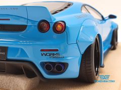 Xe Mô Hình Ferrari F430 Liberty Walks 1:18 LB ( Xanh Dương )