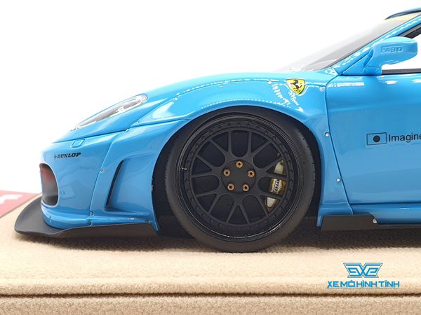 Xe Mô Hình Ferrari F430 Liberty Walks 1:18 LB ( Xanh Dương )