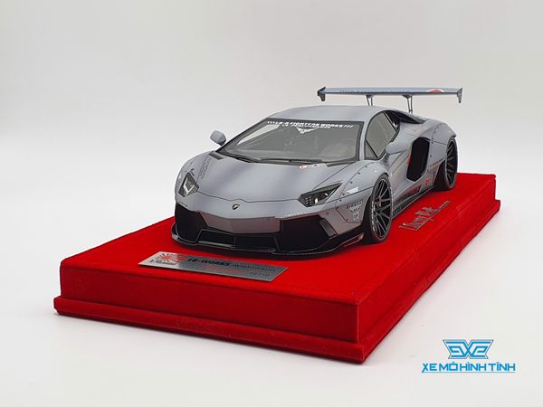 Lamborghini Aventador 1/18 Liberty Walks ( Xám tro )