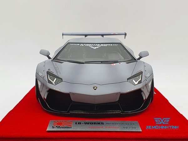 Lamborghini Aventador 1/18 Liberty Walks ( Xám tro )