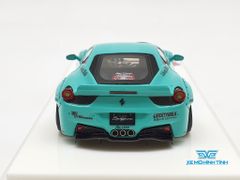 Xe Mô Hình Ferrari 458 Italy LB-Works 1:43 Fuelme Models ( Xanh Tiffany Blue )