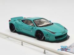 Xe Mô Hình Ferrari 458 Italy LB-Works 1:43 Fuelme Models ( Xanh Tiffany Blue )