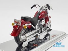 XE MÔ HÌNH HARLEY DAVIDSON 2004 FLSTFI Fat Boy 1:18 MAISTO (ĐỎ)