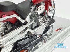 XE MÔ HÌNH HARLEY DAVIDSON 2004 FLSTFI Fat Boy 1:18 MAISTO (ĐỎ)