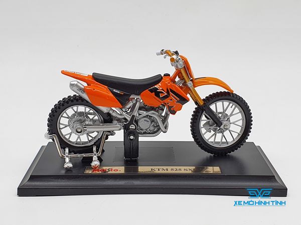 XE MÔ HÌNH KTM 525SX 1:18 MAISTO (CAM)