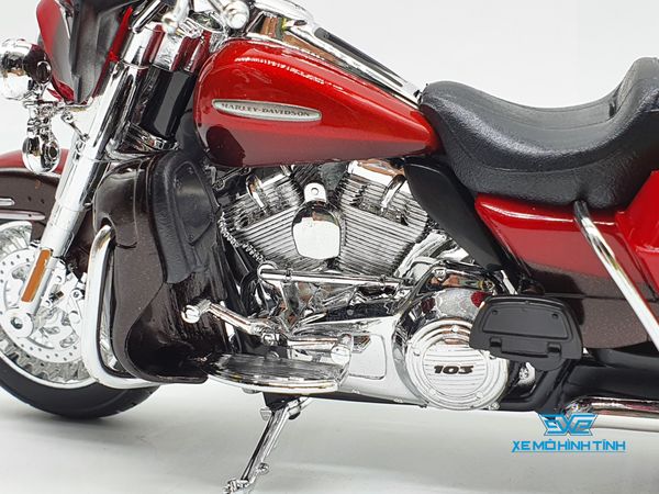 XE MÔ HÌNH HARLEY DAVIDSON 2013 FLHTK ELECTRA GLIDE ULTRA LIMITED 2013 1:12 MAISTO (ĐỎ)