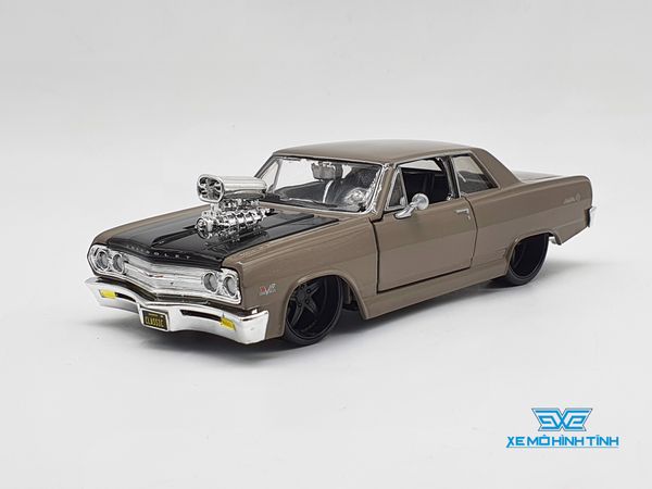 XE MÔ HÌNH CHEVROLET MALIBU SS 1965 1:24 MAISTO (NÂU)