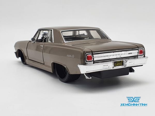 XE MÔ HÌNH CHEVROLET MALIBU SS 1965 1:24 MAISTO (NÂU)