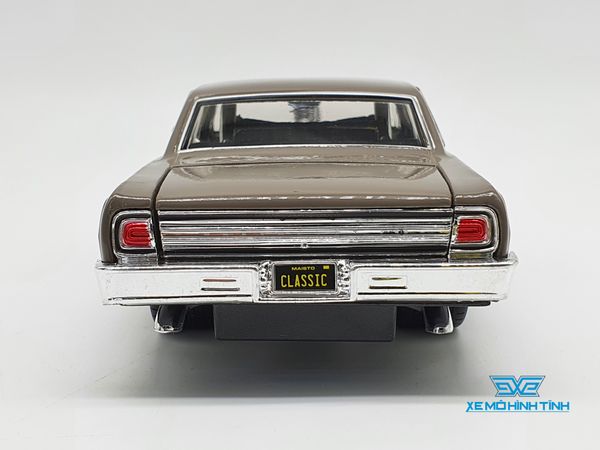 XE MÔ HÌNH CHEVROLET MALIBU SS 1965 1:24 MAISTO (NÂU)