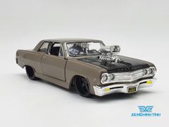 XE MÔ HÌNH CHEVROLET MALIBU SS 1965 1:24 MAISTO (NÂU)