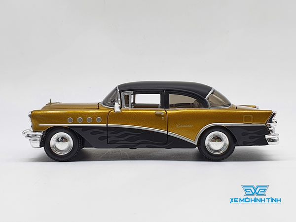 XE MÔ HÌNH BUICK CENTURY 1955 1:24 MAISTO (GOLD)