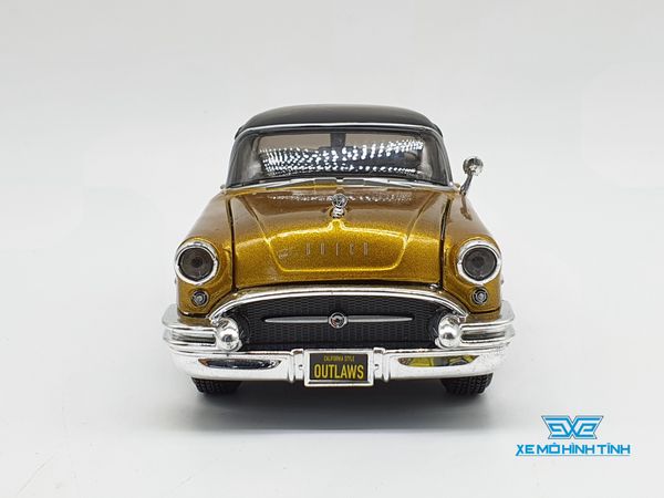 XE MÔ HÌNH BUICK CENTURY 1955 1:24 MAISTO (GOLD)