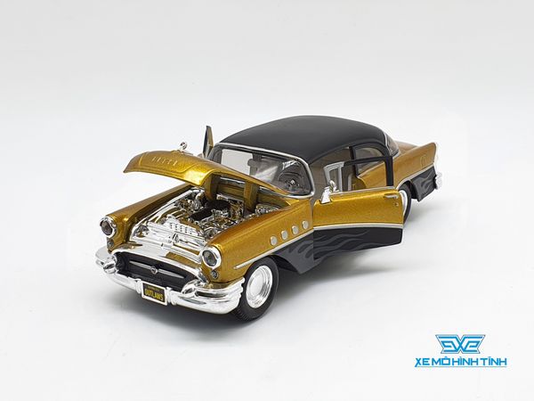 XE MÔ HÌNH BUICK CENTURY 1955 1:24 MAISTO (GOLD)