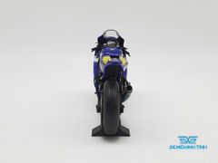 XE MÔ HÌNH YAMAHA YZR R1 VALENTINO ROSSI MOTOGP DONINGTON 2005 + FIGURE 1:12 MINICHAMPS (XANH DƯƠNG #46)