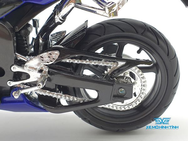 XE MÔ HÌNH MOTO YAMAHA YZF R1 2005 1:12 NEWRAY (XANH)