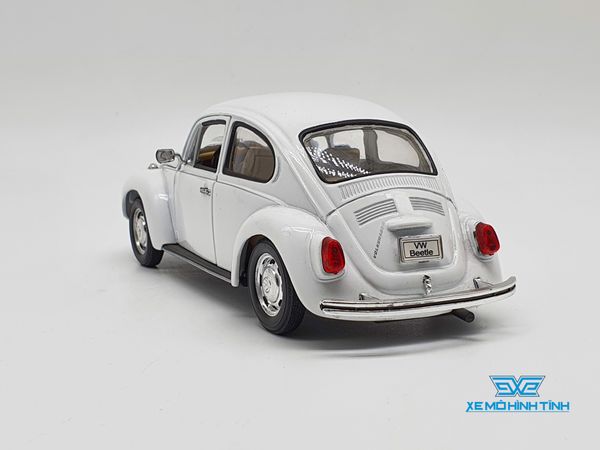 XE MÔ HÌNH VOLKSWAGEN BEETLE 1:24 WELLY (TRẮNG)