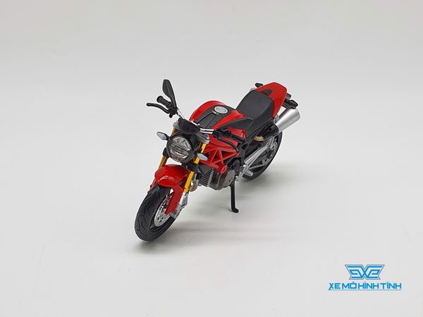 XE MÔ HÌNH DUCATI MONSTER 696 1:12 MAISTO (ĐỎ)