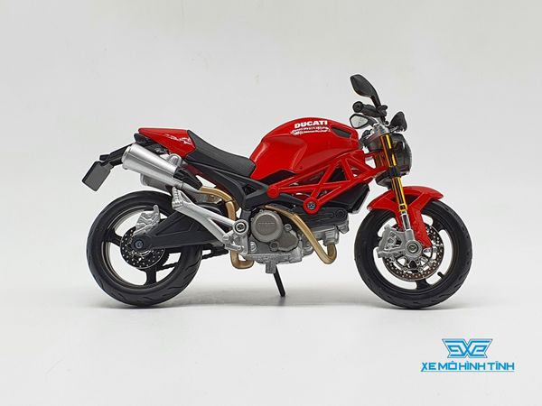 XE MÔ HÌNH DUCATI MONSTER 696 1:12 MAISTO (ĐỎ)