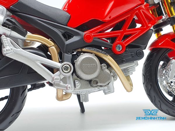 XE MÔ HÌNH DUCATI MONSTER 696 1:12 MAISTO (ĐỎ)