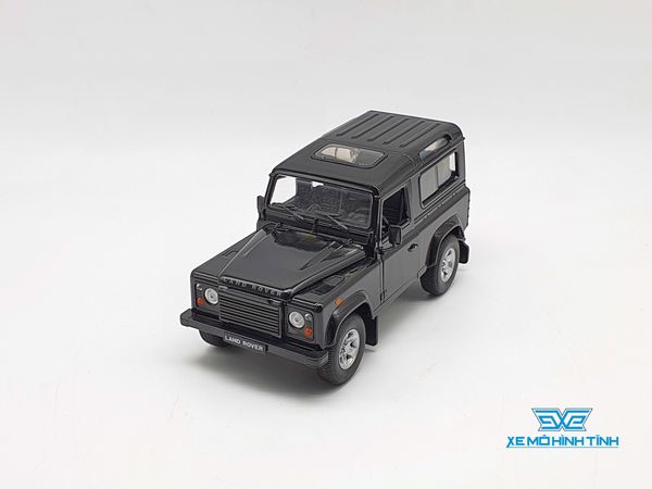 XE MÔ HÌNH LAND ROVER DEFENDER 1:24 WELLY (ĐEN)