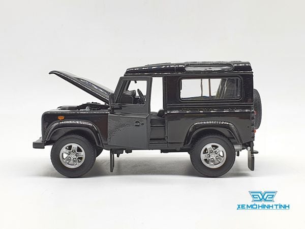 XE MÔ HÌNH LAND ROVER DEFENDER 1:24 WELLY (ĐEN)