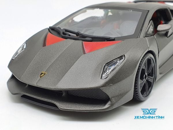 XE MÔ HÌNH LAMBORGHINI SESTO ELEMENTO 1:24 BBURAGO (XÁM)