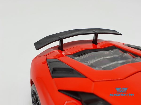 XE MÔ HÌNH LAMBORGHINI AVENTADOR LP 750-4 SV 1:24 BBURAGO (ĐỎ)