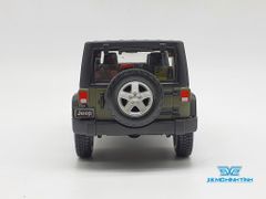 XE MÔ HÌNH JEEP WRANGLER UNLIMITED 2015 1:24 MAISTO (XANH QUÂN ĐỘI)