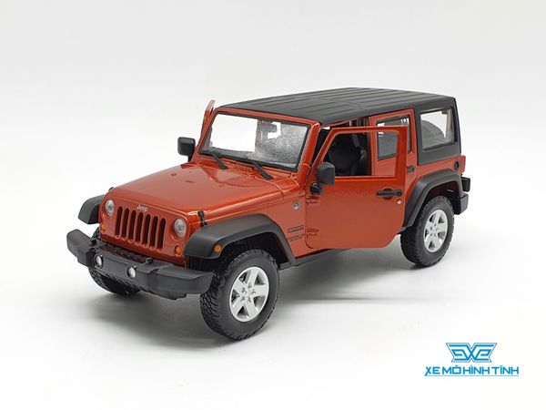 XE MÔ HÌNH JEEP WRANGLER UNLIMITED 2015 1:24 (CAM)