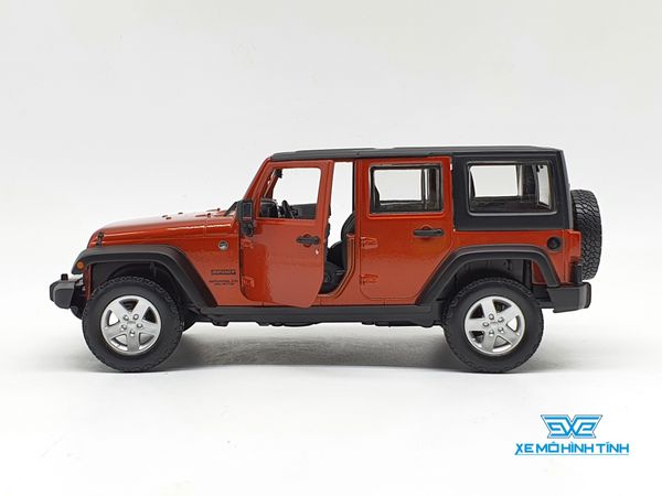 XE MÔ HÌNH JEEP WRANGLER UNLIMITED 2015 1:24 (CAM)