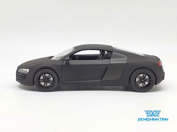 XE MÔ HÌNH AUDI R8 1:24 WELLY (ĐEN)