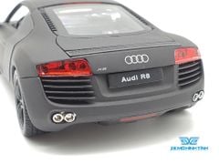 XE MÔ HÌNH AUDI R8 1:24 WELLY (ĐEN)